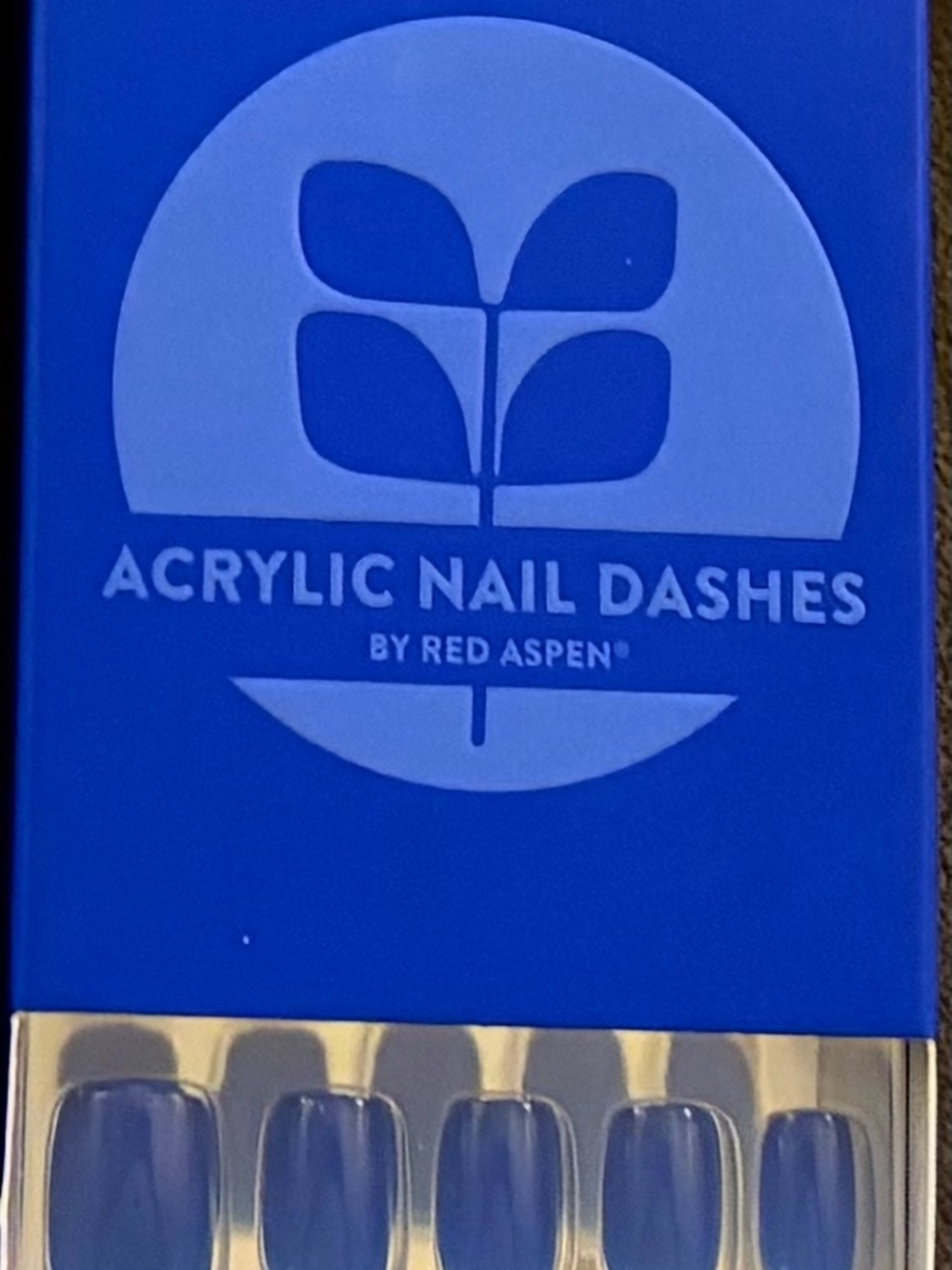 Red Aspen Blue Acrylic Press-On Nails - Chic Blue Set
